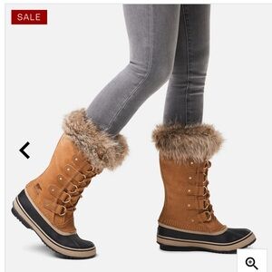 Sorel JOAN OF ARCTIC™ Women's Waterproof Boot Brown Fur-Lined Camel Brown